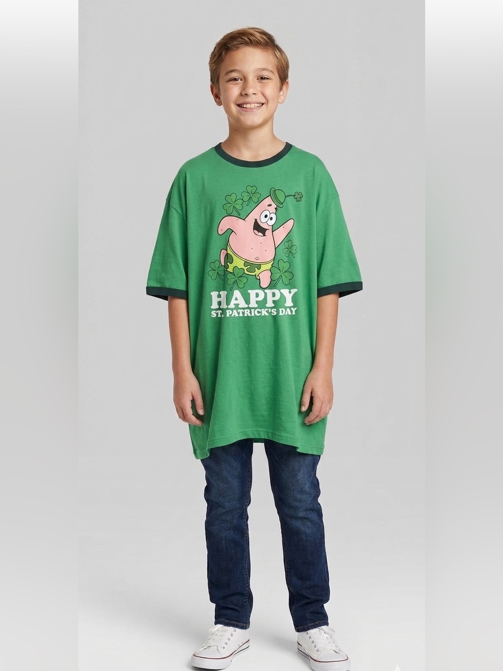 Nickelodeon Green St. Patrick's Day Tee
